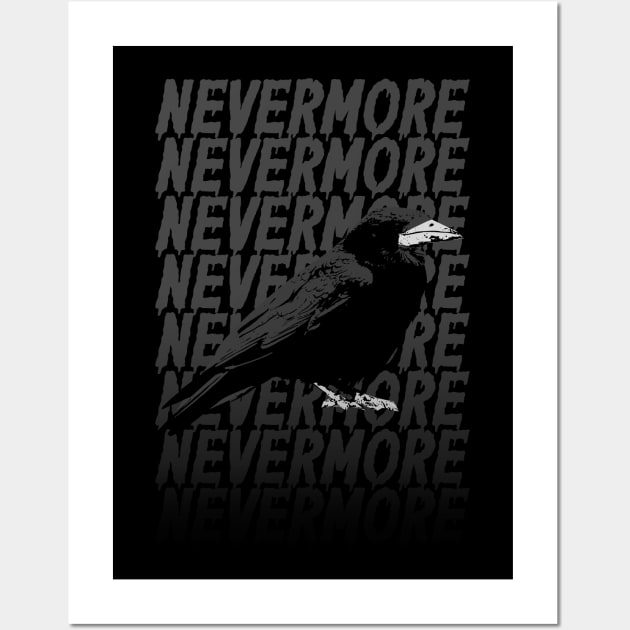 Nevermore Wall Art by Kingrocker Clothing